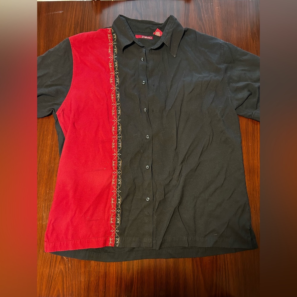 Sobrino Cuban Men’s Button Up Size Large